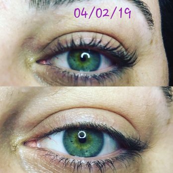 The Real Lash Lift - Immediate Before & After - Eyelash Service Near Me