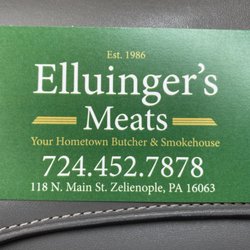 Elluinger's Meats - Contact info