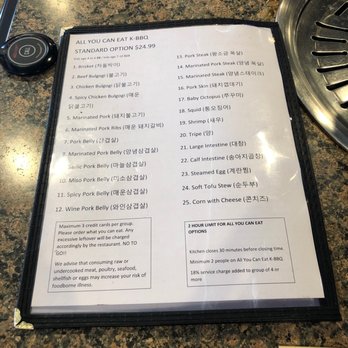 BBQ Garden - Menu - Korean Near Me - Niles, Illinois