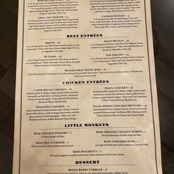 Brass Monkey - Current menu