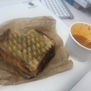 Subito - Tomato bisque and ER sandwich (I can't remember the full name) - Soup Near Me - Indianapolis, Indiana Subito - Tomato bisque and ER sandwich (I can't remember the full name) - Soup Near Me - Indianapolis, Indiana