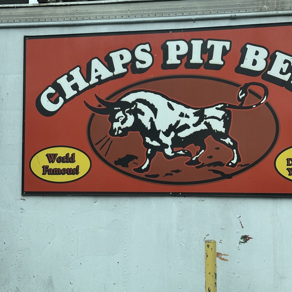 Chaps Pit Beef - Sign outside - Barbeque Near Me - Baltimore, Maryland