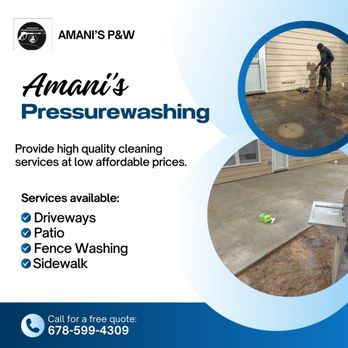 Amani's Pressure Washing - Pressure Washers Near Me - Smyrna, Georgia Amani's Pressure Washing - Pressure Washers Near Me - Smyrna, Georgia