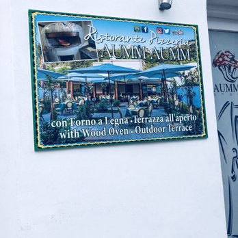 Aumm Aumm - Sign - Pizza Near Me - Anacapri, NA