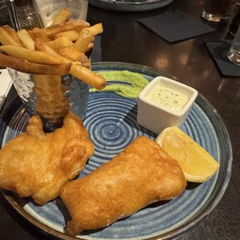 The Sideline Bistro - Fish & Chips (skinny fries) - Modern European Near Me - Dublin, D The Sideline Bistro - Fish & Chips (skinny fries) - Modern European Near Me - Dublin, D