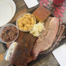 Tray for 2 with extra Sliced Brisket Tray for 2 with extra Sliced Brisket