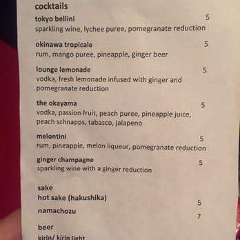 Sushiko Chevy Chase - their happy hour drinks that are $5 - Sushi Bars Near Me - Chevy Chase, Maryland Sushiko Chevy Chase - their happy hour drinks that are $5 - Sushi Bars Near Me - Chevy Chase, Maryland