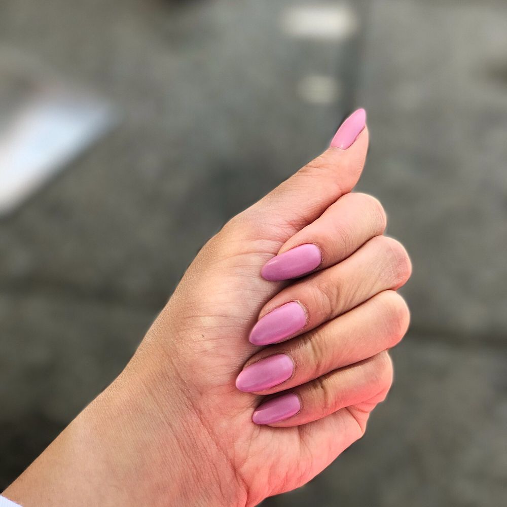 Sally's Nail & Spa - Almond shaped matte overlay gel nails for $20 - Skin Care Near Me - Pomona, California Sally's Nail & Spa - Almond shaped matte overlay gel nails for $20 - Skin Care Near Me - Pomona, California