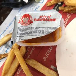 What the hell is the "S'awsome" sauce anyway? Taste like honey mustard and marinara with a hint of BULLSHIT What the hell is the "S'awsome" sauce anyway? Taste like honey mustard and marinara with a hint of BULLSHIT