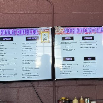 Nothing I Can't Handle Coffee - Menu August 2025 - Coffee & Tea Near Me - San Antonio, Texas Nothing I Can't Handle Coffee - Menu August 2025 - Coffee & Tea Near Me - San Antonio, Texas