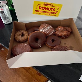 John's Donuts - I bought a dozen but ate 3 on the way home. No regrets - Donuts Near Me - Saint Louis, Missouri