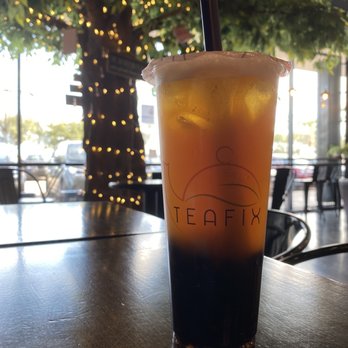 TeaFix - Jasmine Green Tea for $3.75 with tapioca for an additional $0.65 - Coffee & Tea Near Me - Houston, Texas TeaFix - Jasmine Green Tea for $3.75 with tapioca for an additional $0.65 - Coffee & Tea Near Me - Houston, Texas