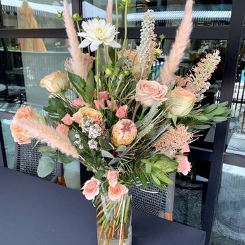 Valentine Florist - The other Entry Table Large Arrangement w/ Cat tails! Incredible. - Florists Near Me - Houston, Texas