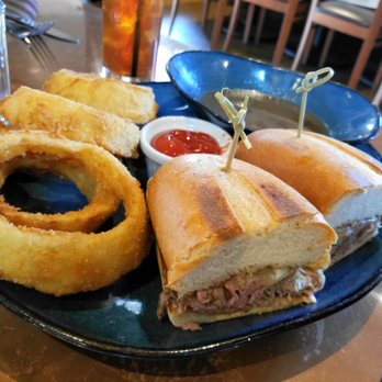 foothill - Prime Rib Dip w/ onion rings - New American Near Me - Pasadena, California foothill - Prime Rib Dip w/ onion rings - New American Near Me - Pasadena, California