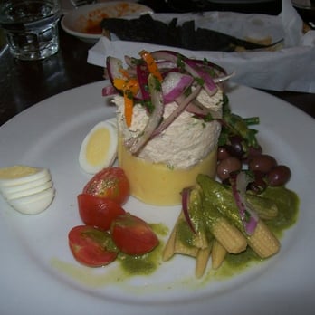 Jaguar Restaurant - Coconut Grove - Peruvian Causa--MUY DELICIOSO! - Latin American Near Me - Miami, Florida