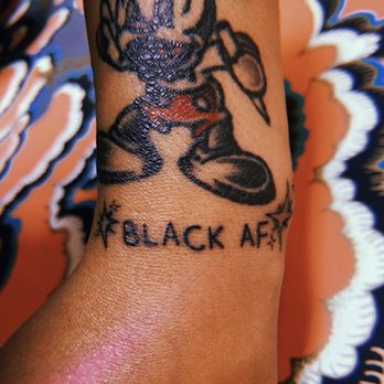 Boartooth Tattoo - "Black AF" tattoo by Taylor - Tattoo Near Me - Los Angeles, California Boartooth Tattoo - "Black AF" tattoo by Taylor - Tattoo Near Me - Los Angeles, California
