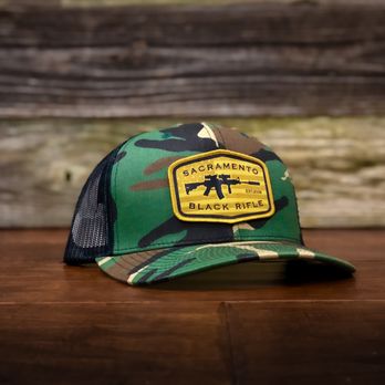 All Quality Graphics - SAC BLACK RIFLE CAMO HAT - Screen Printing/T-Shirt Printing Near Me - Citrus Heights, California All Quality Graphics - SAC BLACK RIFLE CAMO HAT - Screen Printing/T-Shirt Printing Near Me - Citrus Heights, California