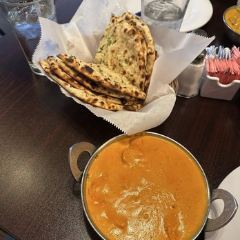 Kathmandu Momo House - Chicken Tikka Masala and Garlic Cheese Naan - Indian Near Me - Rapid City, South Dakota
