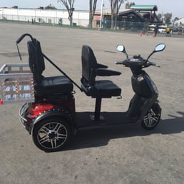 Our Fathers custom scooter decked out by Bob's Mobility Freedom