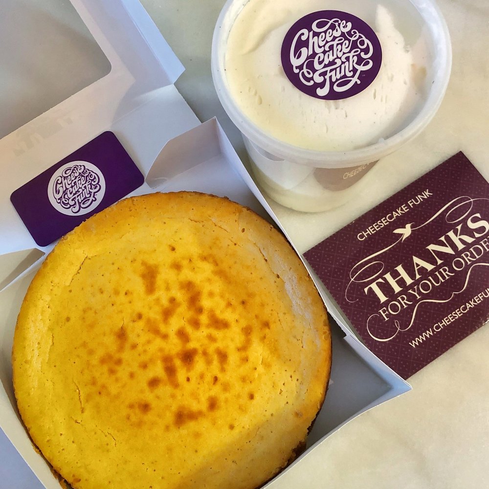 Pumpkin cheesecake w/ whipped cream Pumpkin cheesecake w/ whipped cream