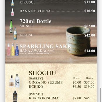 Meiji Seimen - Menu - Noodles Near Me - Costa Mesa, California