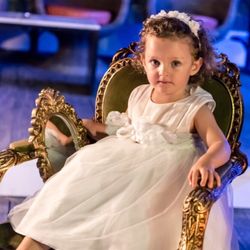The Girls at Los Altos - Baptism dress.