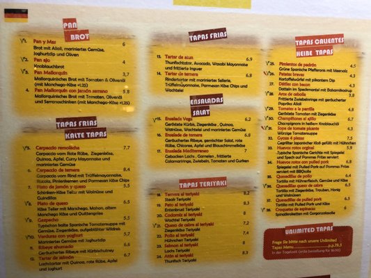 Menu photo 2 Tapas Y Mas Santanyí, PM