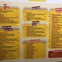 Tapas Y Mas - Speisekarte
