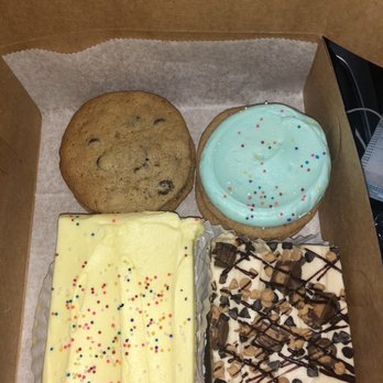 Sweet Mandy B's - Double doozie cookie, sweetie pie cookie, confetti Rice Krispie w/ BC Bar, PB brownie - Bakeries Near Me - Chicago, Illinois Sweet Mandy B's - Double doozie cookie, sweetie pie cookie, confetti Rice Krispie w/ BC Bar, PB brownie - Bakeries Near Me - Chicago, Illinois