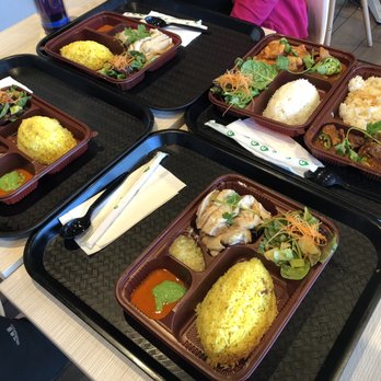 Hainan Kitchen - 4 trays of food~ - Singaporean Near Me - Richmond, British Columbia