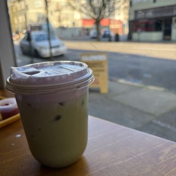 Glowies - Ube Jasmine Cloud Matcha - Breakfast & Brunch Near Me - Olympia, Washington