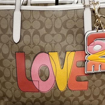 Coach - I bought the 70s inspired tag, not the tote. Needed some LOVE. - Outlet Stores Near Me - Woodburn, Oregon