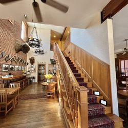 Grand Central Hotel & Grill - Bar area and stairs to the rooms