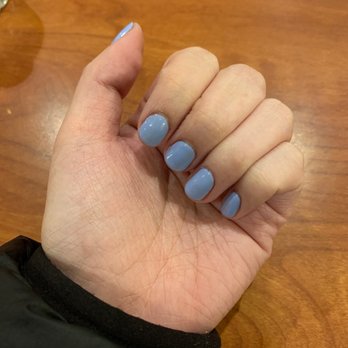Sunset Nails - Periwinkle gel manicure - Nail Salons Near Me - San Francisco, California Sunset Nails - Periwinkle gel manicure - Nail Salons Near Me - San Francisco, California