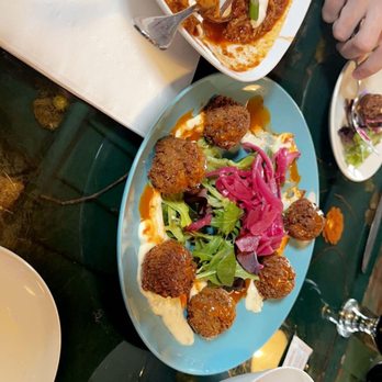 Trouble's End Brewing - Top to bottom: Chilli, falafel, and general Tso's wings. All were amazing. - Breweries Near Me - Collegeville, Pennsylvania Trouble's End Brewing - Top to bottom: Chilli, falafel, and general Tso's wings. All were amazing. - Breweries Near Me - Collegeville, Pennsylvania