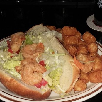 Red Brick Tap & Grill - Shrimp Po Boy Sub Tots. As Good As NOLA's! - American Near Me - Columbus, Ohio Red Brick Tap & Grill - Shrimp Po Boy Sub Tots. As Good As NOLA's! - American Near Me - Columbus, Ohio