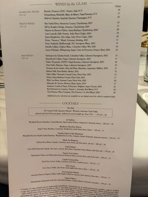 Menu photo 5 The Capital Grille Tampa, FL Menu photo 5 The Capital Grille Tampa, FL
