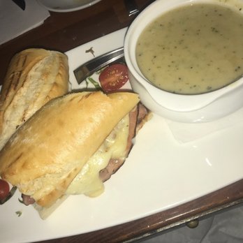 Angry Moon Cafe - Ham & cheese baguette - Wine Bars Near Me - Palm Beach Gardens, Florida