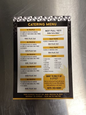 Menu photo 6 Super Chicken Reston, VA