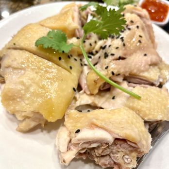 Man Chan Cuisine - Hainan chicken plate - Cantonese Near Me - San Gabriel, California Man Chan Cuisine - Hainan chicken plate - Cantonese Near Me - San Gabriel, California