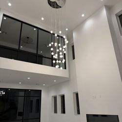 Central Power - 23 feet high ceiling chandelier