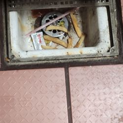 Bojangles - Trash in drain lefted for 4 days