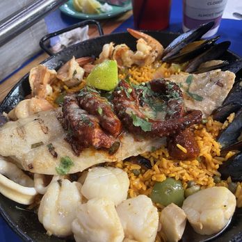 Lago Mariscos - Paella (For 2) - Seafood Near Me - Sugar Land, Texas Lago Mariscos - Paella (For 2) - Seafood Near Me - Sugar Land, Texas