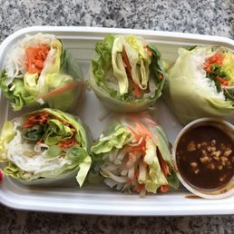 Summer rolls- awesome value for $5 Summer rolls- awesome value for $5