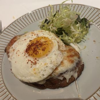 Augustine - Croque monsieur: was pretty classic. Bit light on the ham and a jammy egg could've been runnier but the main issue was the 2 layers of very - Desserts Near Me - San Jose, California Augustine - Croque monsieur: was pretty classic. Bit light on the ham and a jammy egg could've been runnier but the main issue was the 2 layers of very - Desserts Near Me - San Jose, California