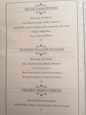 Menu photo 2 The Wallingford Dram Kittery, ME