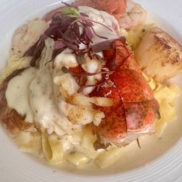The Atlantic Shellfish Melange, a signature dish.