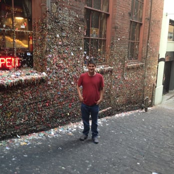 The Gum Wall - In front of the gum wall. - Local Flavor Near Me - Seattle, Washington The Gum Wall - In front of the gum wall. - Local Flavor Near Me - Seattle, Washington