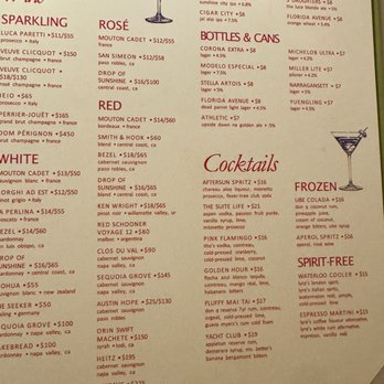 Sundrop - Drink menu (including some NA options!) - New American Near Me - St. Pete Beach, Florida Sundrop - Drink menu (including some NA options!) - New American Near Me - St. Pete Beach, Florida