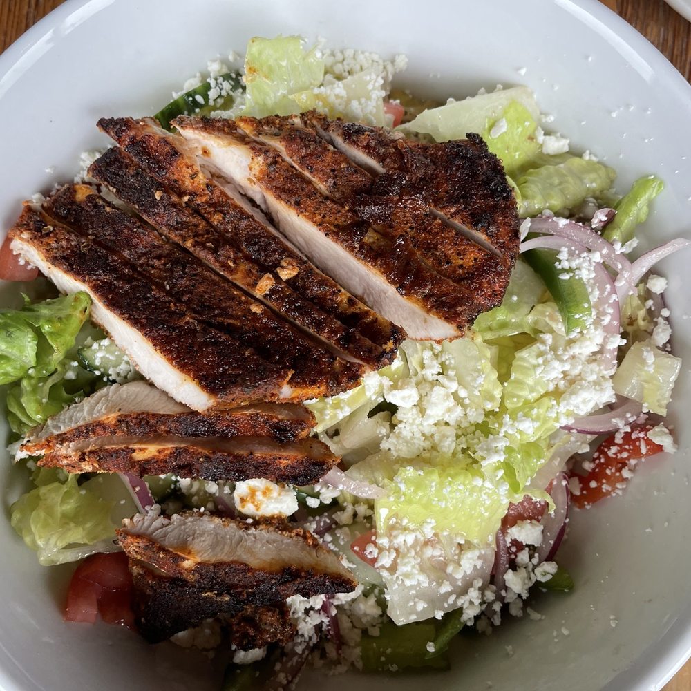 Brick & Beam - Greek Salad - Bars Near Me - Quincy, Massachusetts Brick & Beam - Greek Salad - Bars Near Me - Quincy, Massachusetts